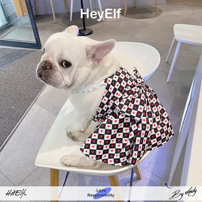 Bichon Chessboard Spring/Summer Pet Apparel