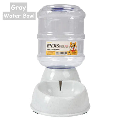 3.8L Gravity Pet Food Feeder & Water Dispenser Bowl