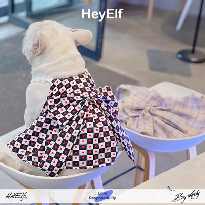 Bichon Chessboard Spring/Summer Pet Apparel
