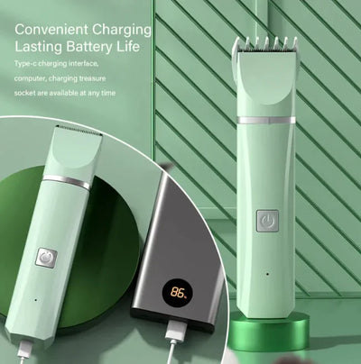 4X Professional Cordless Pet Clippers & Grooming Trimmer Kit
